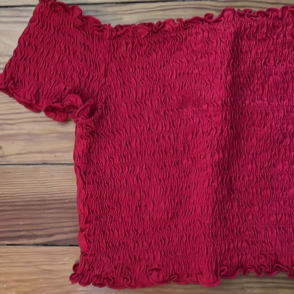 H&M Red Cropped Top - Picture 2 of 3